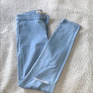Forever 21 distressed denim jeans